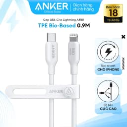 Thumbnail Cáp Sạc Anker TPE Bio-Based 542 USB-C to Lightning Dài 0.9M - A80B1 2