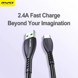 Thumbnail Cáp Sạc Awei CL-115L Sạc Nhanh USB Type C Micro cho điện thoại Chính hãng 4