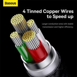 Thumbnail Cáp sạc BASEUS 3 trong 1 micro USB type C thích hợp cáp sạc nhanh cho ip 14 13 12 pro max 3.5a Samsung Xiaomi Redmi 4