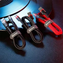 Thumbnail Cáp sạc Baseus Cafule Micro USB hỗ trợ cho các dòng Androi, sạc nhanh 2.4A/1.5A/2A dài 1m/2m/3m dây bọc dù chống đứt 4