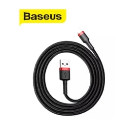 Thumbnail Cáp sạc Baseus Cafule USB dùng cho iP6/7/8/10/11/12/13/14 Chống đứt, chống rối,sạc nhanh, Bảo vệ pin, dài 1m/2m/3m 3