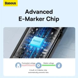 Thumbnail Cáp Sạc Baseus  Dây Cáp Sạc Nhanh USB-C Loại C Type C 240w Cho iPp15 pd3.1 Realme Samsung S23 Mac PC 3