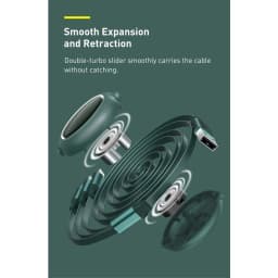 Thumbnail Cáp sạc dây rút 3 đầu Baseus Bright Mirror 3 in 1 (Type C/ Micro USB/Ln) 1.2m 4