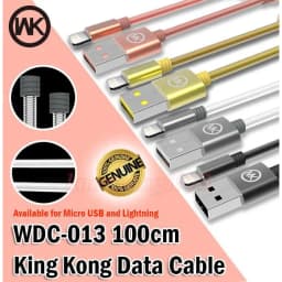 Thumbnail Cáp sạc hỗ trợ sạc nhanh cao cấp WEKOMRE WDC-013 - hộp kim loại, thân dây lò xò độc đáo 2