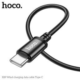 Thumbnail Cáp sạc Hoco X89 Type-C sạc nhanh 3A đầu sạc chống gãy gập dài 1M 4