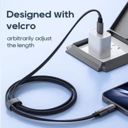 Thumbnail Cáp sạc KUULAA ba trong một USB-C 60W Type-C sang Lightning/dữ liệu sạc nhanh thích hợp cho iPhone và Android 4
