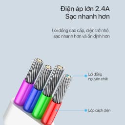 Thumbnail Cáp Sạc Micro Type-C ROBOT RDL/M/C 100S-Dài 100CM Chất Liệu PVC Tương Thích Với Các Dòng Android 4