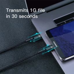Thumbnail Cáp Sạc Nhanh 2 đầu C Baseus Dây đầu C sang Type-C PD 60W cho Samsung S21 S10 A21 4