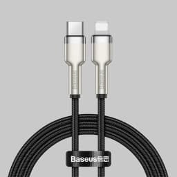 Thumbnail Cáp Sạc Nhanh 20W CHÍNH HÃNG Baseus ĐẦU KIM LOẠI Dây Dù Siêu Bền Cho IP 8-14-Plus- Pro-Promax 2