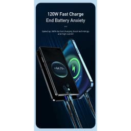 Thumbnail Cáp sạc nhanh Awei CL-972 3 trong 1USB sang M + C + L Type C Sạc siêu nhanh 120W 1.2M Nylon Bradied 4