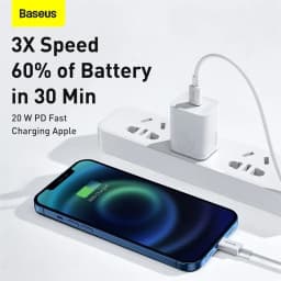 Thumbnail Cáp sạc nhanh Baseus PD 20W Cáp C-L tương thích cho cáp USB sạc nhanh 12-14 2