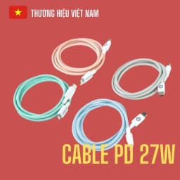 Thumbnail Cáp sạc nhanh cho IP PD Velasboost 27W dài 0.9m 4