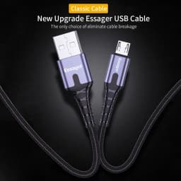 Thumbnail Cáp sạc nhanh có đèn LED Essager Micro Type C USB dành Cho điện thoại Samsung Xiaom 2