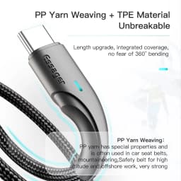 Thumbnail Cáp sạc nhanh Essager 3A Type C/Micro/iP Usb 0.25m/1m/2m/3M cho điện thoại Android 1