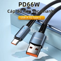 Thumbnail Cáp sạc nhanh Essager 66W 6A USB to Type-C cho Huawei OPPO VIVO 1