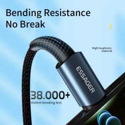 Thumbnail Cáp sạc nhanh Essager Type C 60W/100W cho Samsung S22 S21 Ultra Xiaomi Mi 12 2