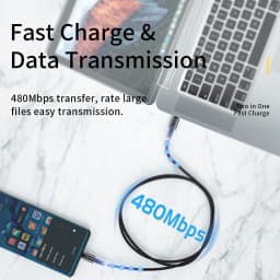 Thumbnail Cáp sạc nhanh Essager Type C 60W/100W cho Samsung S22 S21 Ultra Xiaomi Mi 12 4