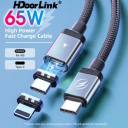 Thumbnail Cáp sạc nhanh HDOORLINK PD 65W 27W USB Type C sang cổng cắm USB cho điện thoại Samsung 1