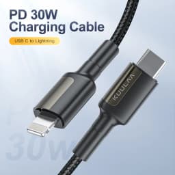 Thumbnail Cáp sạc nhanh 
KUULAA cổng USB c sang lightning thích hợp cho Iphone 12 mini pro max 11 8 7 PD 20w 30w 1