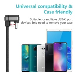 Thumbnail Cáp Sạc Nhanh KUULAA USB Type C 180 Độ Chuyên Dụng Cho Samsung Huawei Xiaomi 1