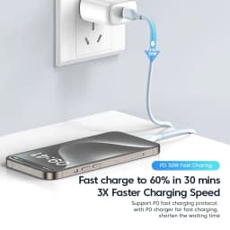 Thumbnail Cáp sạc nhanh 
KUULAA USB type C 60w PD QC 4.0 60w thích hợp cho Iphone 15 pro max plus 1