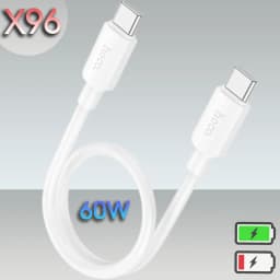 Thumbnail Cáp Sạc Nhanh PD 60W CHÍNH HÃNG Hoco Siêu Ngắn 25CM Cho Pin Dự Phòng - Kết Nối Hai Đầu Type C 2