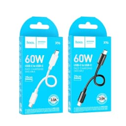 Thumbnail Cáp Sạc Nhanh PD 60W Chính Hãng Hoco Chuẩn Kết Nối Hai Đầu Type C Siêu Ngắn 25CM Sử Dụng Cho Pin Dự Phòng 1