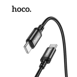 Thumbnail Cáp sạc nhanh PD60W TypeC to TypeC Hoco X89 hỗ trợ truyền dữ liệu, dây bọc dù chống đứt, gãy gập. dài 1M 4
