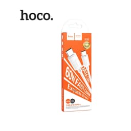 Thumbnail Cáp sạc nhanh PD60W TypeC to TypeC Hoco X88 dây dẻo siêu bền dài 100cm (TRẮNG) 2