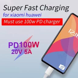 Thumbnail Cáp Sạc Nhanh Pffee 100W 5A PD Type C Sang Type C 1
