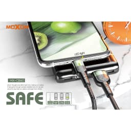 Thumbnail Cáp sạc nhanh QC 3.0 tự ngắt Type-C/Micro MOXOM CB60 2.4A bện nylon cao cấp dài 1m 2