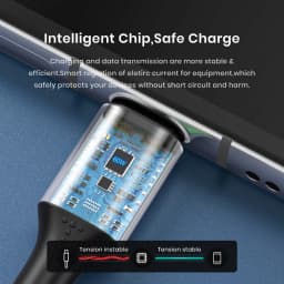 Thumbnail Cáp sạc nhanh TOPK AC10 PD 60W 100W PD Type C sang Type C 480Mbps cho Samsung Huawei 4