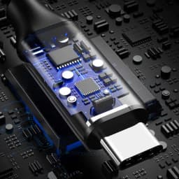 Thumbnail Cáp Sạc nhanh Trusmi 100W C TO C Digital Fast Charging Braided Cable Black 1M 2