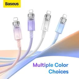 Thumbnail Cáp sạc nhanh tự ngắt Baseus Explorer Series with Smart Temperature Control Type-C to iP 20W nhiều màu 2
