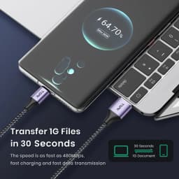 Thumbnail Cáp Sạc Nhanh USB Type C TOPK AN10 3A QC3.0 Dài 1M 3