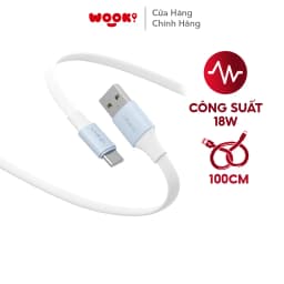 Thumbnail Cáp Sạc Nhanh VIVAN SC100 II/ SL100 II (Type C/ Táo), Màu Trắng Xanh - Công Suất 2.4A, Dài 100cm 1
