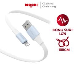 Thumbnail Cáp Sạc Nhanh VIVAN SC100 II/ SL100 II (Type C/ Táo), Màu Trắng Xanh - Công Suất 2.4A, Dài 100cm 2