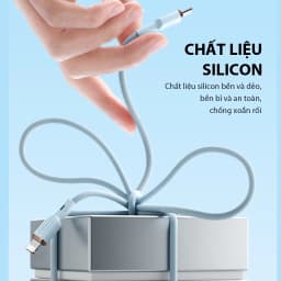 Thumbnail Cáp Sạc Nhanh VIVAN VSCL120S/ VSCC120S (Type C to Lin/Type C to Type C) 120cm, Silicon Mềm Dẻo Chống Xoắn Nứt Gãy 2