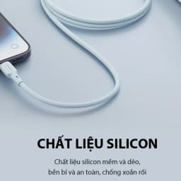 Thumbnail Cáp Sạc Nhanh VIVAN VSL100S/ VSC100S/ VSM100S (Type C/ Micro USB) 1m Chất Liệu Silicon Mềm Dẻo - Chính Hãng 4