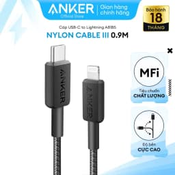 Thumbnail Cáp Sạc Nylon Anker 322 USB-C to Lightning 0.9m - A81B5 - VT 1