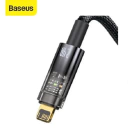 Thumbnail Cáp sạc tự ngắt Baseus Explorer Series USB dùng cho iPhone/iPad 2.4A vải dù siêu bền dài 100CM ( Đen ) 1