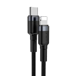 Thumbnail Cáp sạc Typec to IP PD20W 3.0A Baseus Cafule Cable dùng cho iP6/7/8/10/11/12/13/14 Sạc nhanh và truyền dữ liệu 1