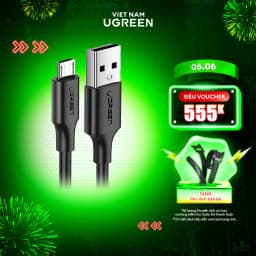 Thumbnail Cáp sạc USB 2.0 A sang Micro Ugreen US289 | Sạc nhanh | Tốc độ truyền 480Mbps | Bảo Hành 1 đổi 1 18 Tháng | 60134 60135 1