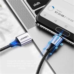 Thumbnail Cáp sạc USB 2.0 A sang Type C Ugreen US288 | Dòng sạc 3A 15W 18W | Hỗ trợ QC 3.0 | Bảo Hành 1 đổi 1 18 Tháng 60124 1