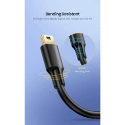 Thumbnail Cáp sạc USB 2.0 sang mini USB UGREEN US132 | Hỗ trợ tốc độ 480Mbps | Đầu cáp mạ vàng | Bảo Hành 18 Tháng 1 Đổi 1 2