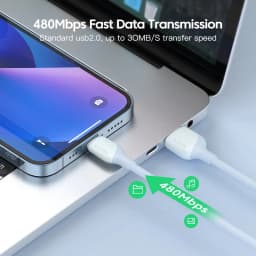 Thumbnail Cáp sạc USB KUULAA lightning MFi dài 1 mét thích hợp cho for iPhone 13 12 mini 8 7 6 Plus 5 1