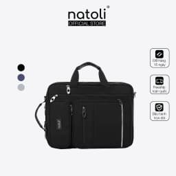 Thumbnail Cặp sách đi học cấp 2, cấp 3 NATOLI Cặp đa năng, Balo đa năng nhiều ngăn BST Classic Multifunctional Backpack B17 1