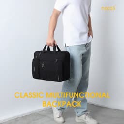 Thumbnail Cặp sách đi học cấp 2, cấp 3 NATOLI Cặp đa năng, Balo đa năng nhiều ngăn BST Classic Multifunctional Backpack B17 3