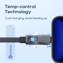 Thumbnail Cáp USB C KUULAA Cáp USB-C 4 trong 1 Cáp sạc USB-C 60W có móc và vòng buộc và quản lý cáp Cáp PD loại C thích hợp để sạc nhanh iPhone Androi 1