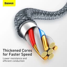 Thumbnail Cáp USB sạc nhanh Dynamic Baseus 2.4A cho điện thoại 4